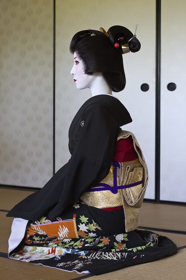 Portrait of Geiko Kimiha of Kyoto
