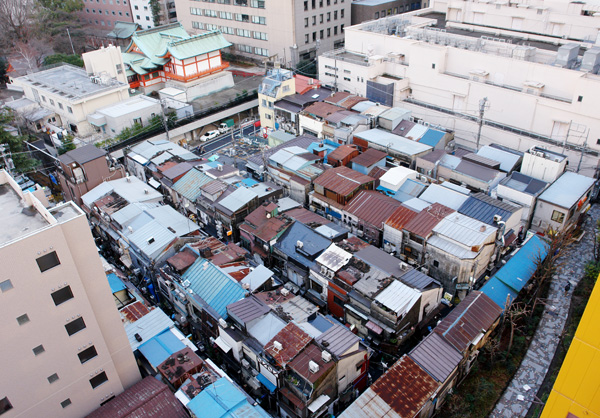 Shinjuku Golden Gai during daytime
