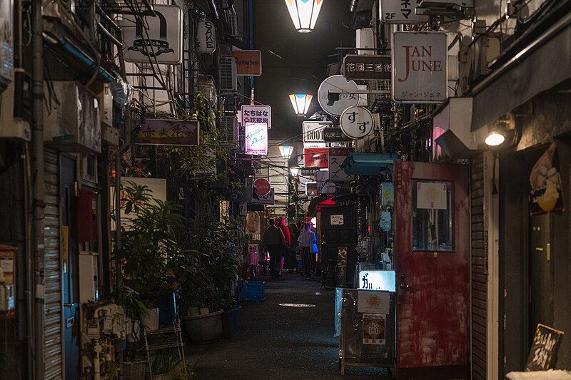 Shinjuku Golden Gai at night 2024