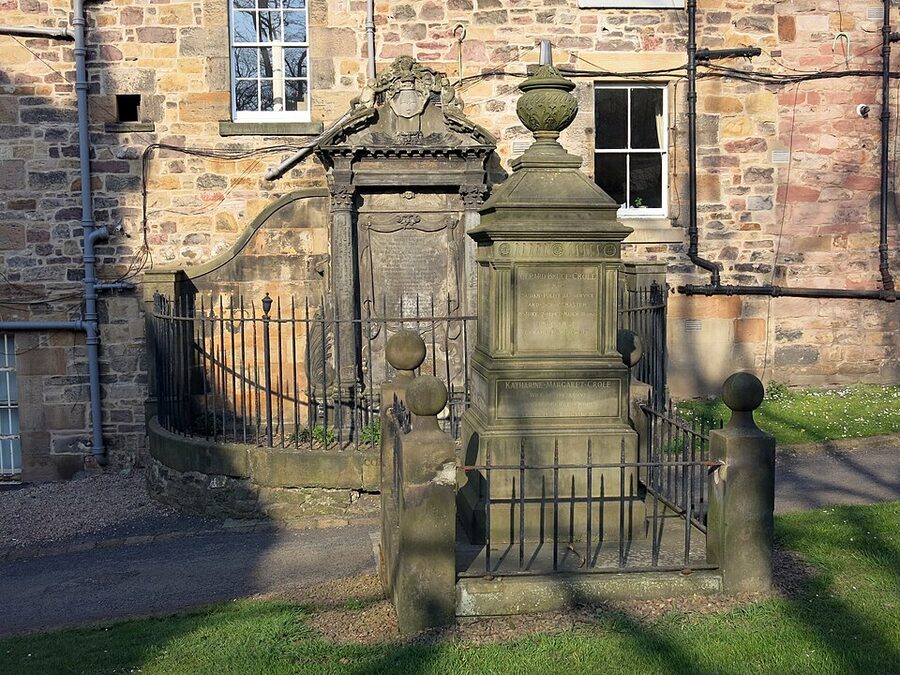 Mossy graves Greyfriars Kirkyard
