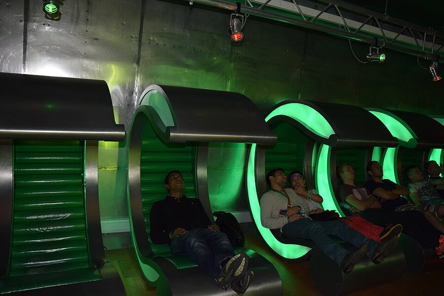 Heineken Experience brewing floor display