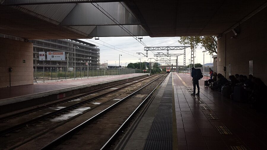 Aeroport RENFE railway station El Prat Barcelona