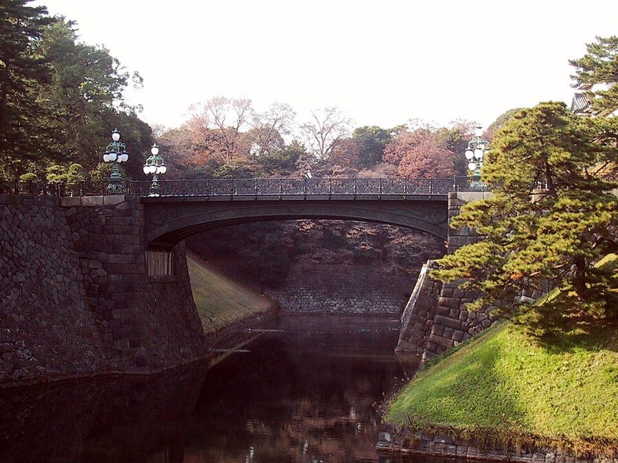 Nijubashi Bridge at the Tokyo Imperial Palace moat