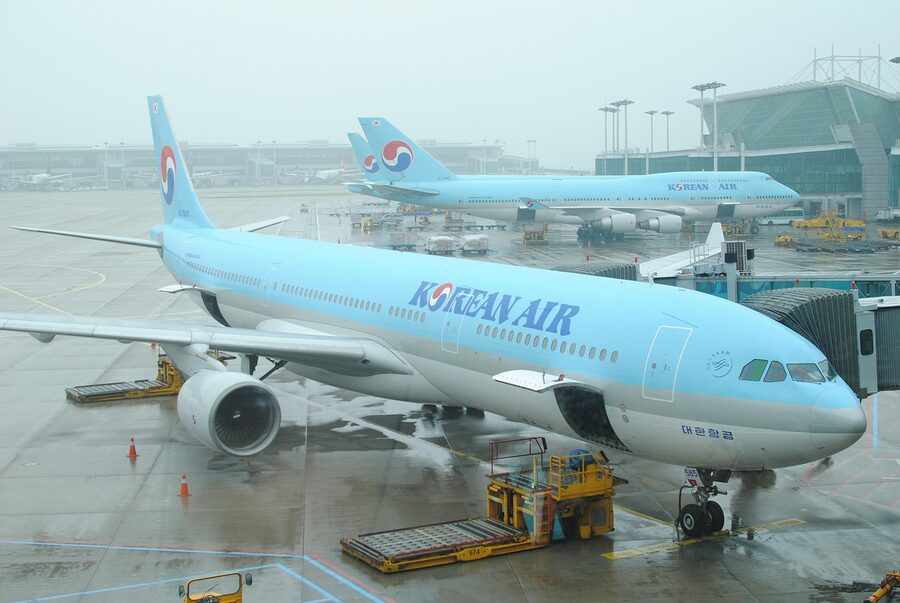 Airplane at Incheon International Airport