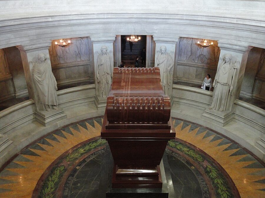 Interior of Dome church above Napoleon tomb