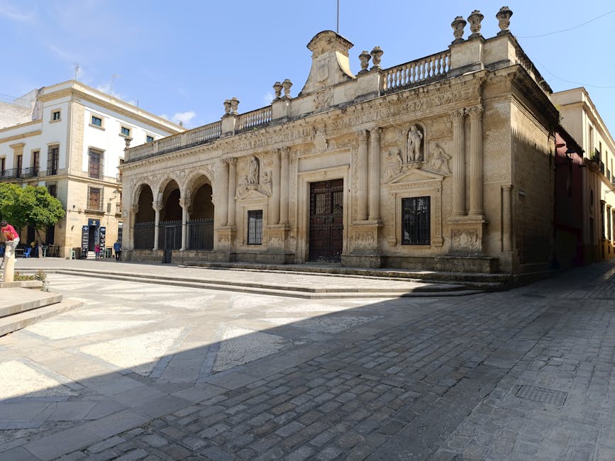 Historic architecture in Jerez de la Frontera, Andalusia