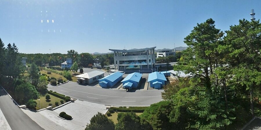 View of the Joint Security Area from the northern side