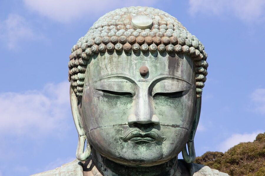 Ornate Kamakura shrine detail Japan