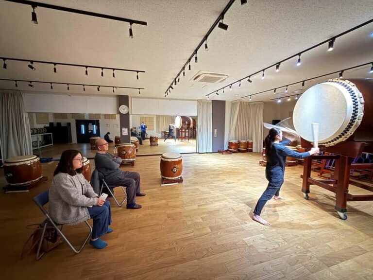 Kanazawa: Taiko Drum Workshop Tour with Sake Brewery Meal - In-Depth Look at the Tour Experience