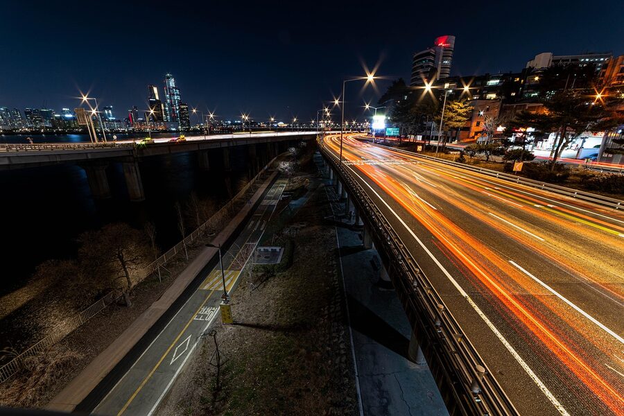 Han River night view Seoul