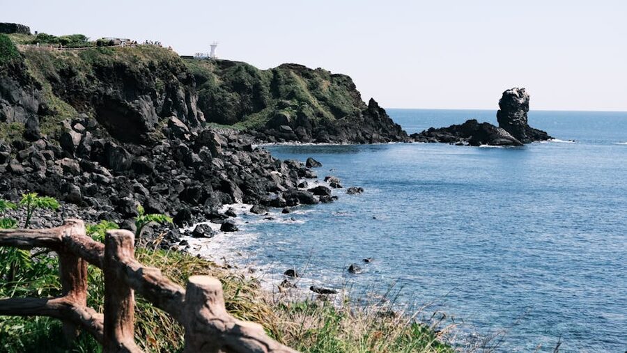 Jeju Island coastal landscape