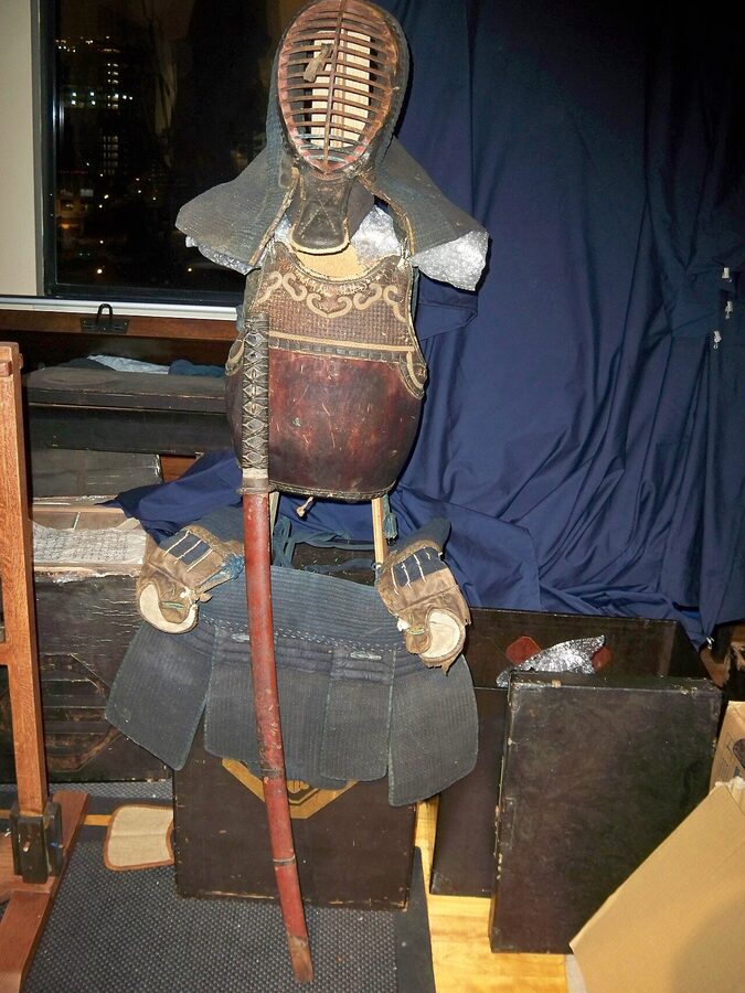 Antique Japanese kendo bogu armour set