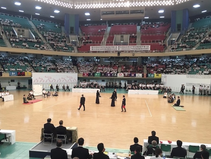 All Japan University Kendo Championship final at Nippon Budokan
