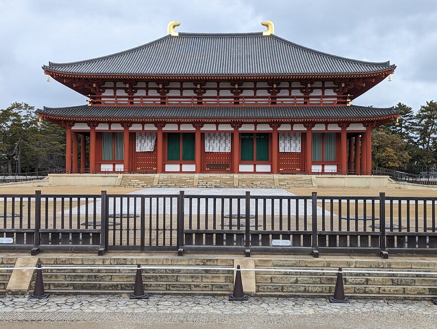 Kofukuji Temple five-story pagoda traditional Japanese architecture Nara