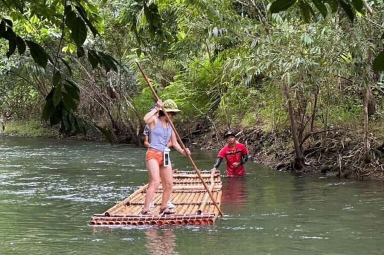 Krabi: Phang Nga Bamboo Rafting & Waterfall Jungle Adventure - Exploring the Full-Day Itinerary