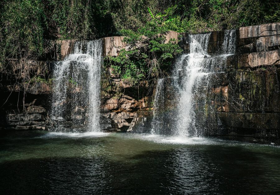 Cambodia jungle river