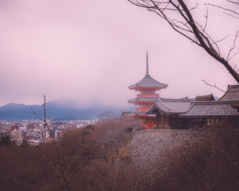 Kiyomizu-dera Temple overlooking Kyoto