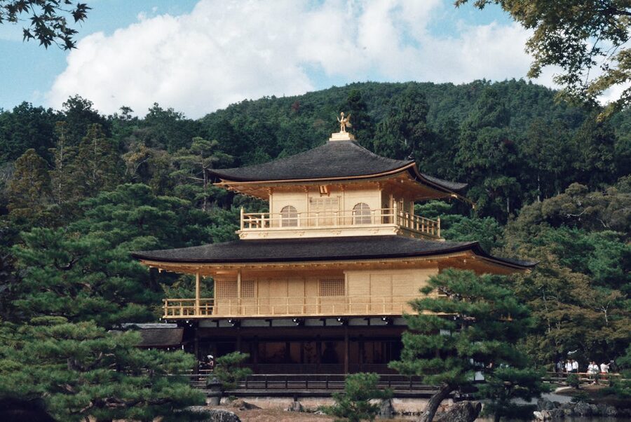 The Golden Pavilion Kinkakuji in Kyoto