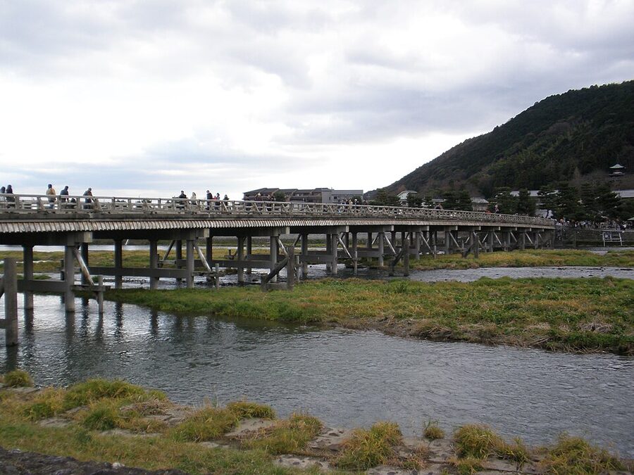 Togetsukyo Bridge Arashiyama spring