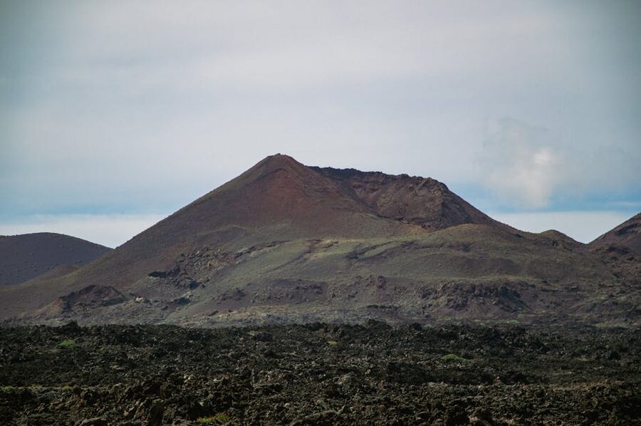 Timanfaya dramatic volcanic landscape Lanzarote
