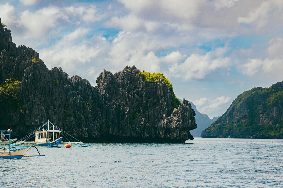 Limestone cliffs of El Nido Philippines