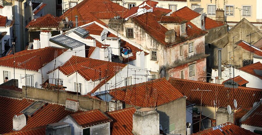 Largo das Portas do Sol Alfama viewpoint Lisbon
