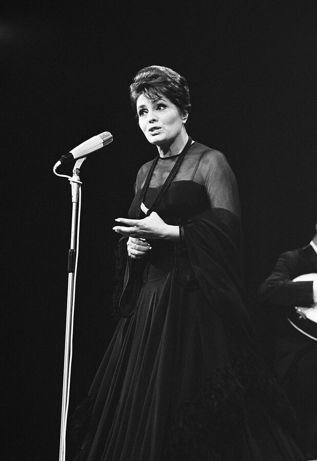 Amalia Rodrigues Portuguese fado singer portrait