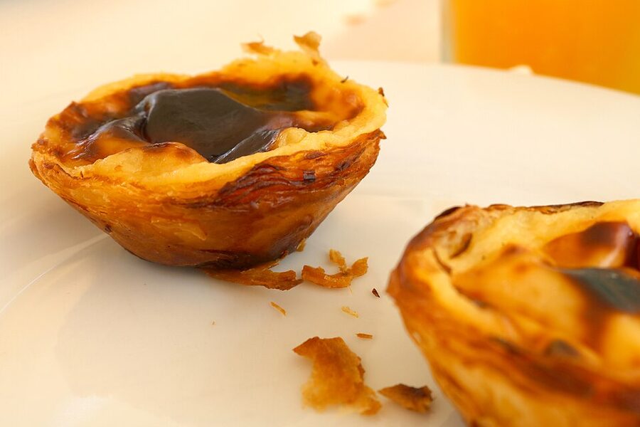 Inside Pasteis de Belem cafe in Lisbon