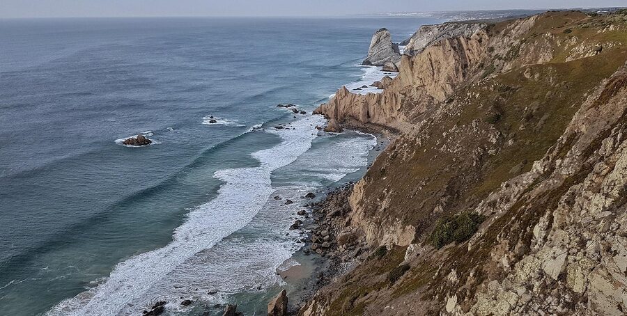 Cabo da Roca cliffs over the Atlantic Ocean