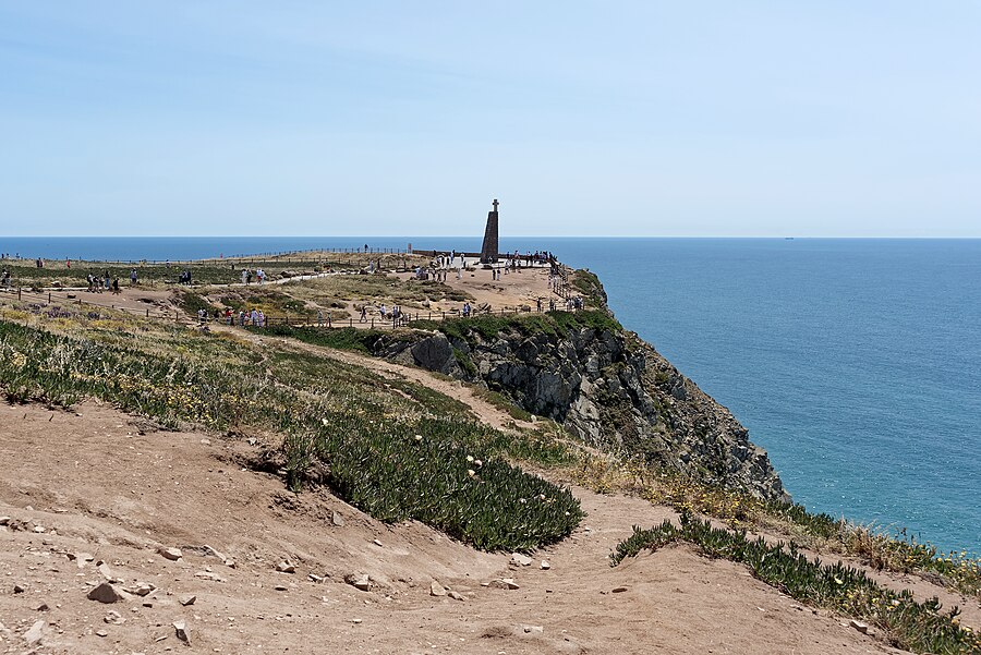 Cabo da Roca monument westernmost point of continental Europe