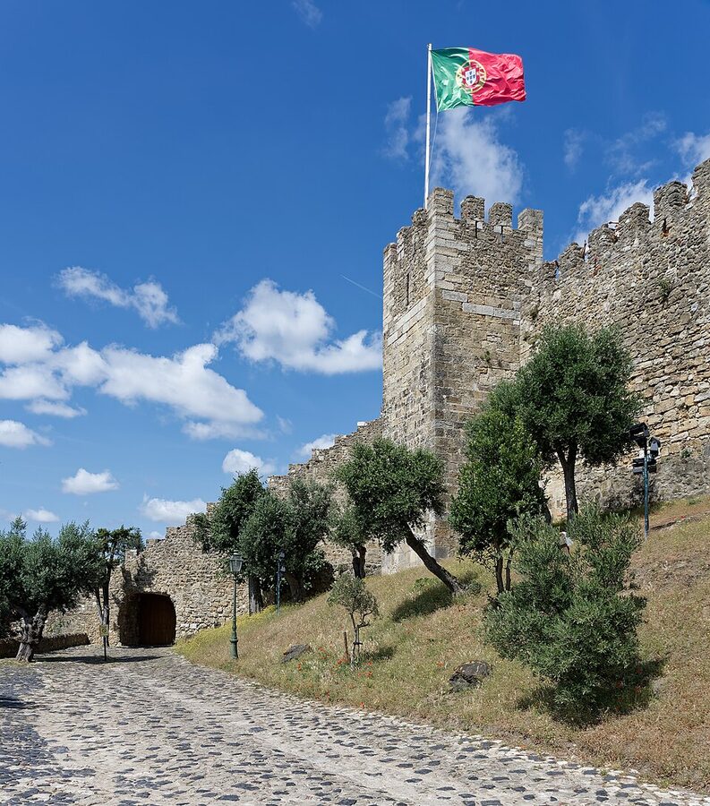Castelo de Sao Jorge Lisbon western view