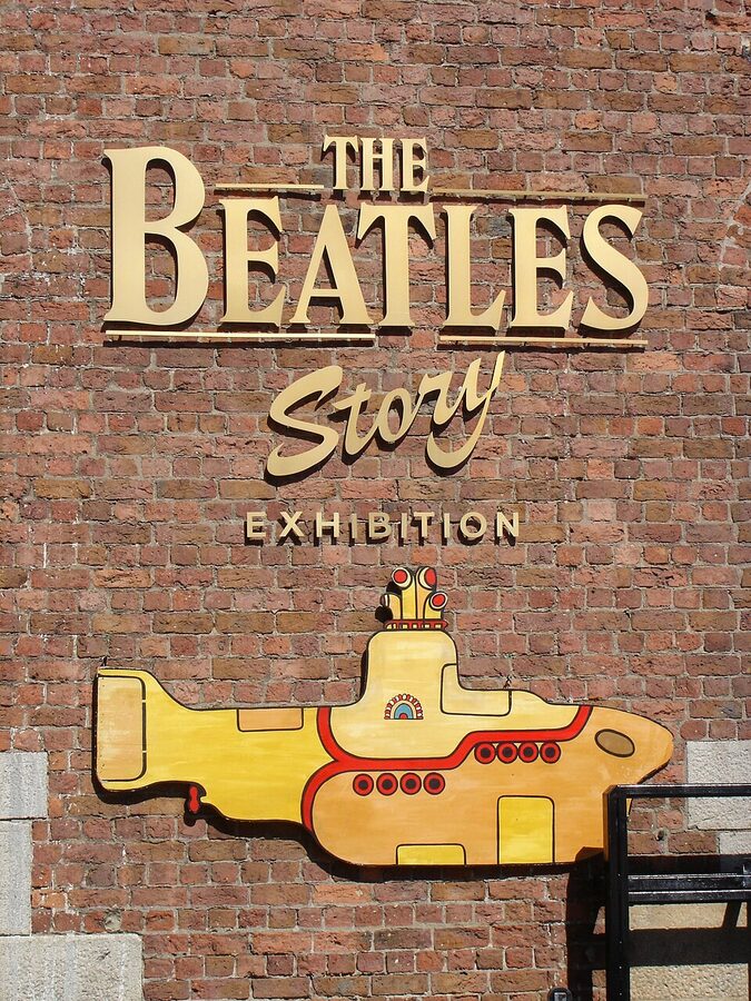 The Beatles Story exhibition interior Albert Dock Liverpool