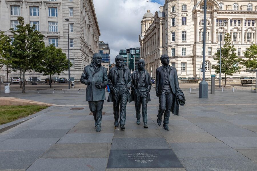 John Lennon Beatles statue Liverpool