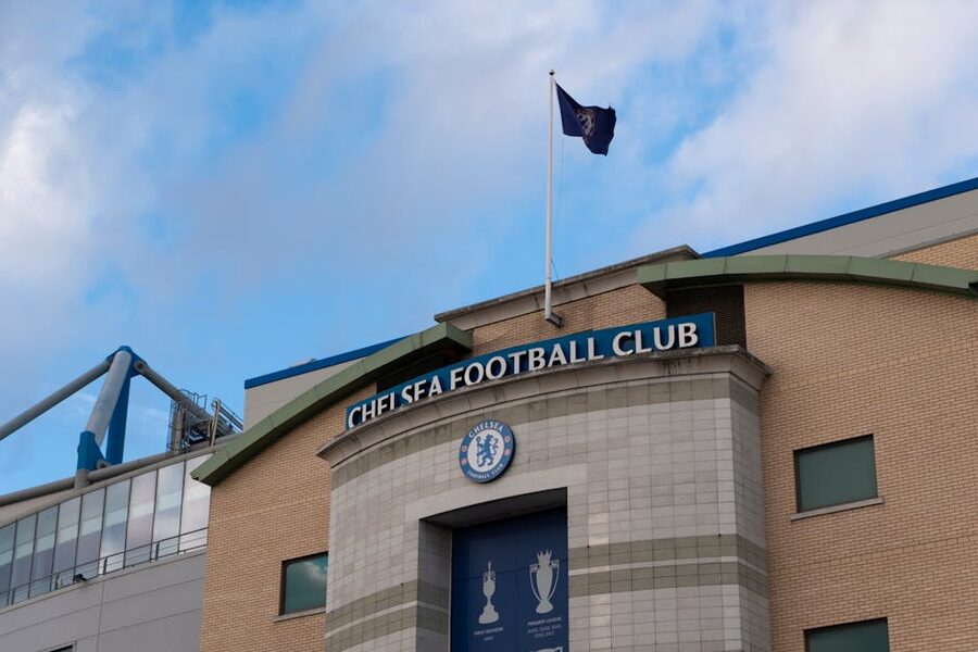 Chelsea FC facade entrance Stamford Bridge London