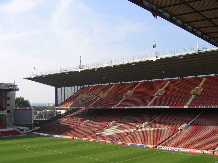 Highbury Arsenal Stadium North Bank stand interior