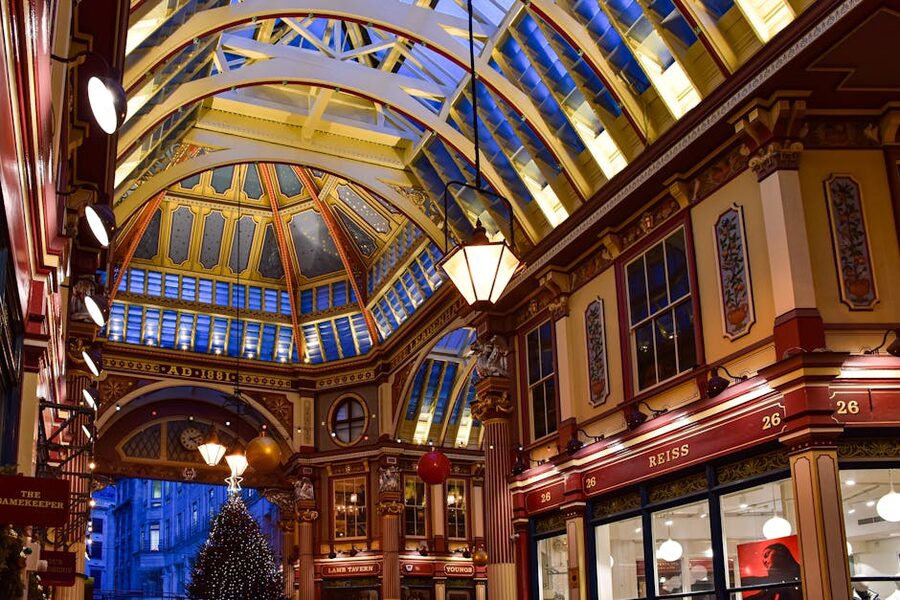 Leadenhall Market Victorian architecture detail