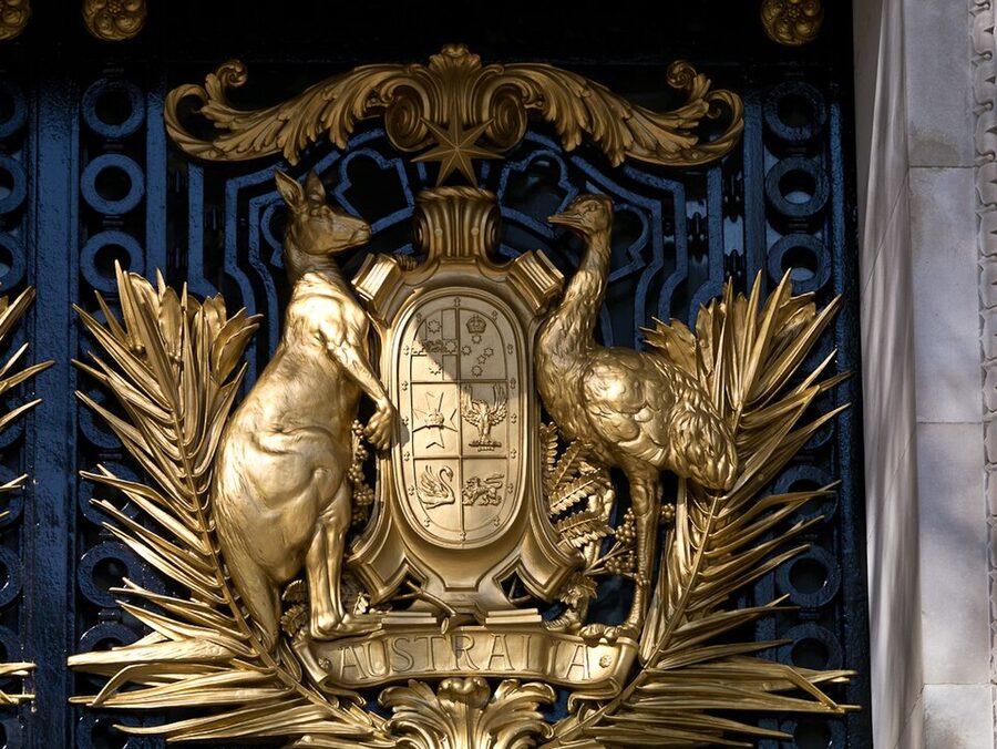 Australia House facade detail London Strand