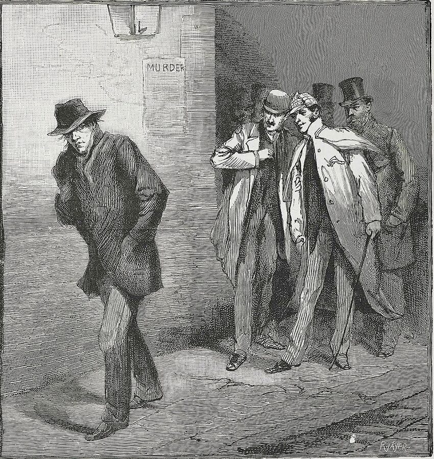 1888 Illustrated London News engraving Jack the Ripper
