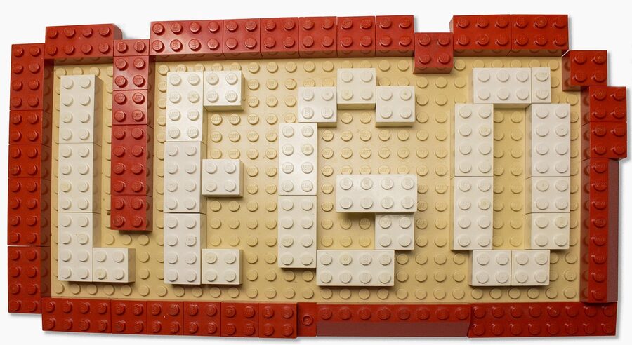 Colorful Lego bricks for creative play