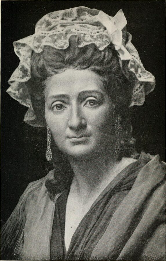 Portrait of Marie Tussaud at age 42