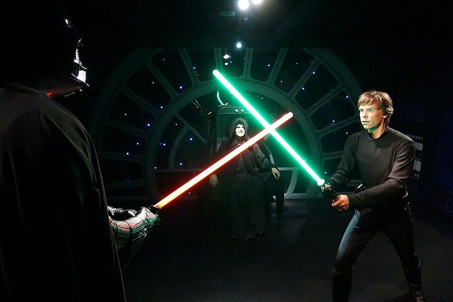Star Wars wax figures zone at Madame Tussauds London