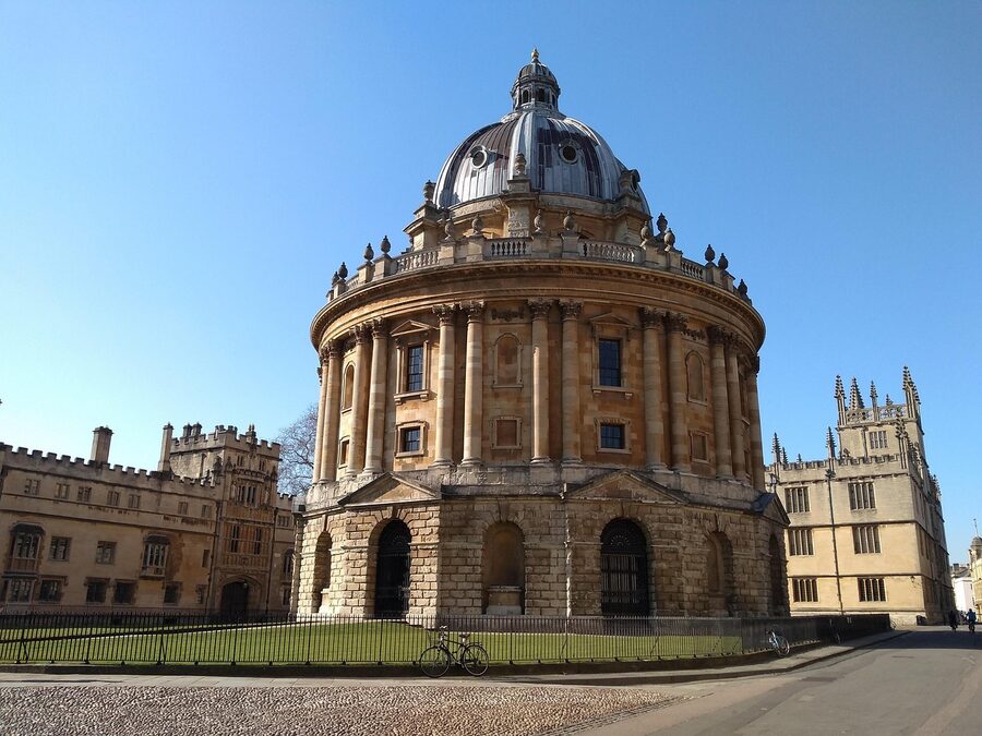 Bodleian library blue room interior Oxford