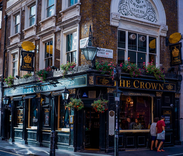 Crown Tavern Soho London street view