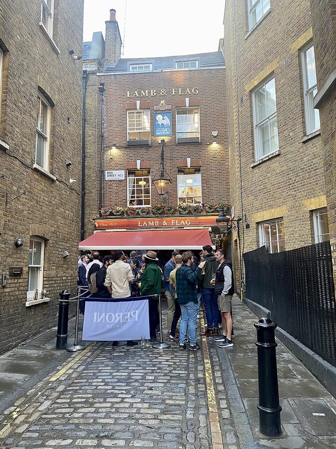 Lamb and Flag pub Covent Garden London