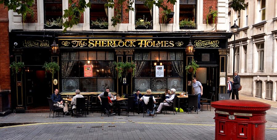 Sherlock Holmes pub Westminster London