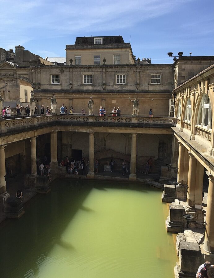The Great Bath of the Roman Baths in Bath