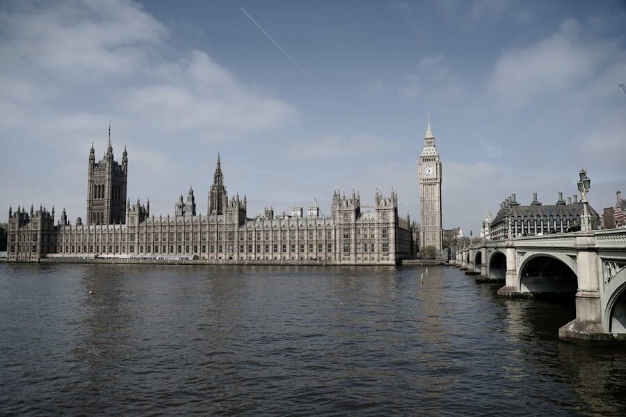 Big Ben Palace of Westminster from the River Thames