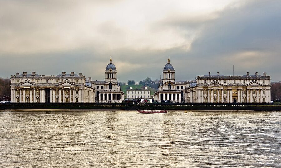 Old Royal Naval College Greenwich from the Thames
