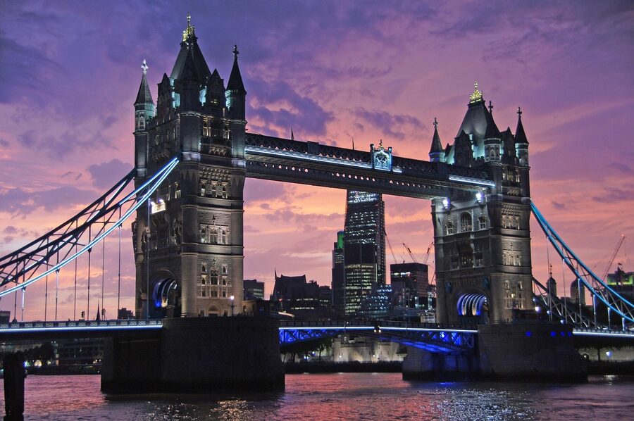 Tower Bridge London sunset