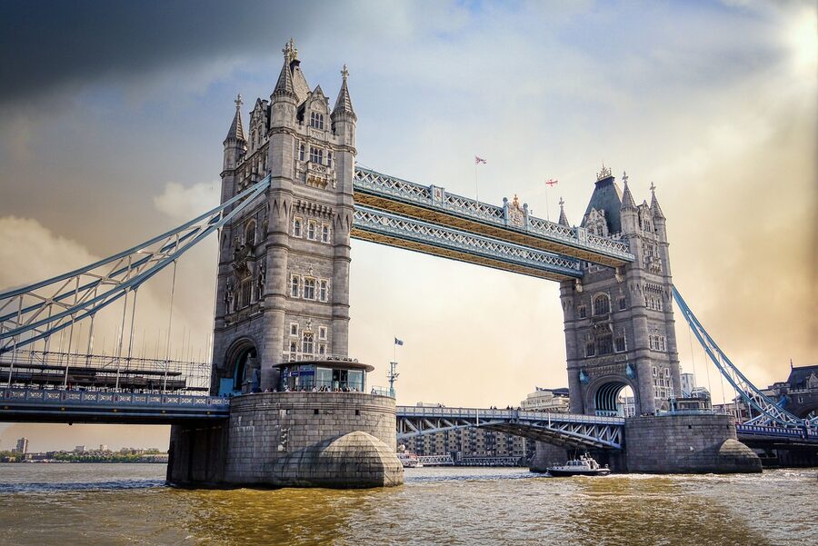 Tower Bridge over the River Thames London
